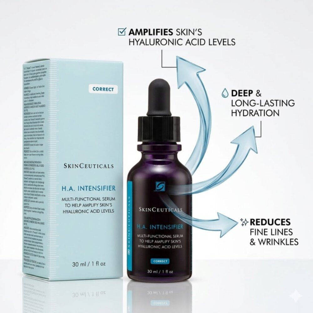 SkinCeuticals H.A. Intensifier 30ml Multi-Functional Hyaluronic Acid Face Serum - Picture 3 of 6